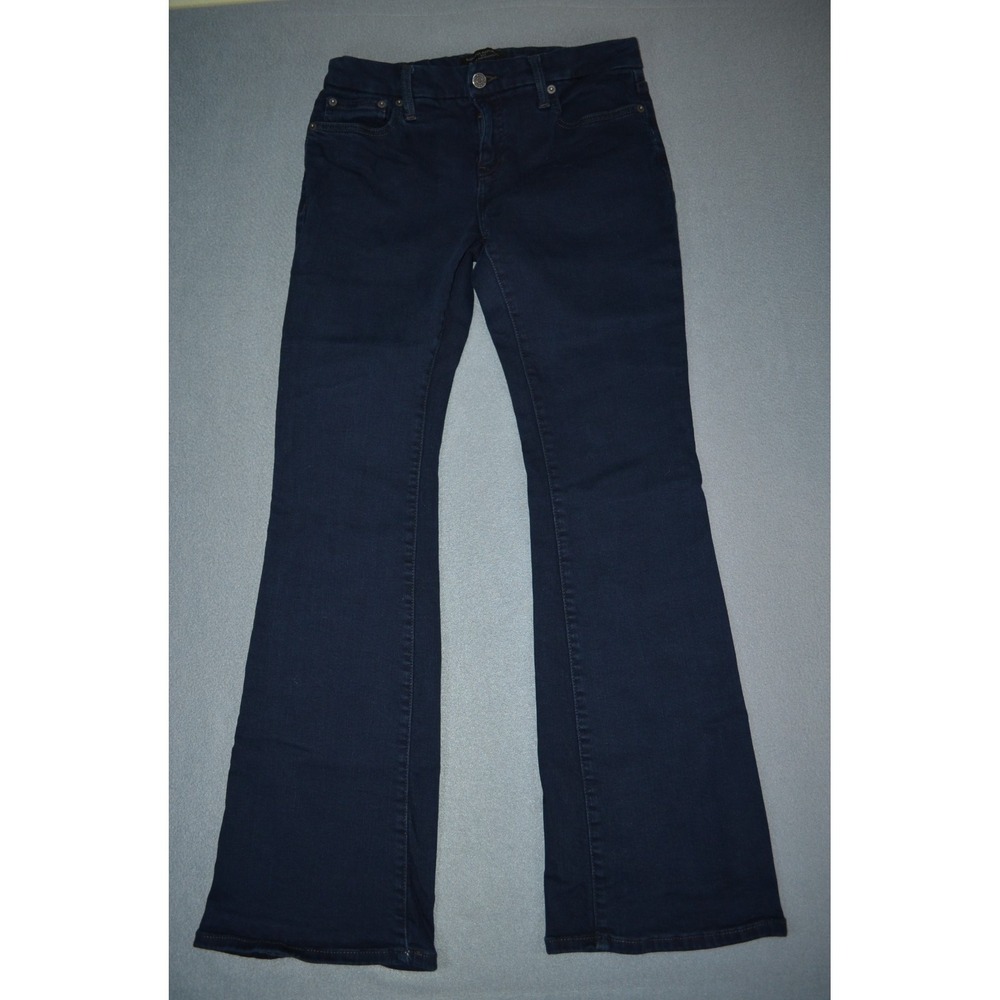 Banana Republic Dark Navy Wash Low Rise Bootcut Jeans Size 28 / 6R - 31" Inseam